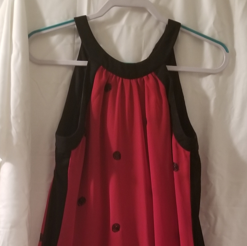 Red/black dress
